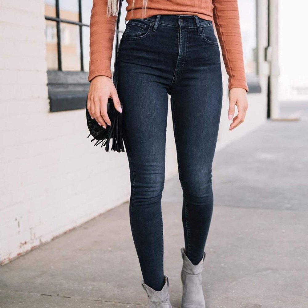 Levi's Mile High Super Skinny Jean Rogue Wave 27